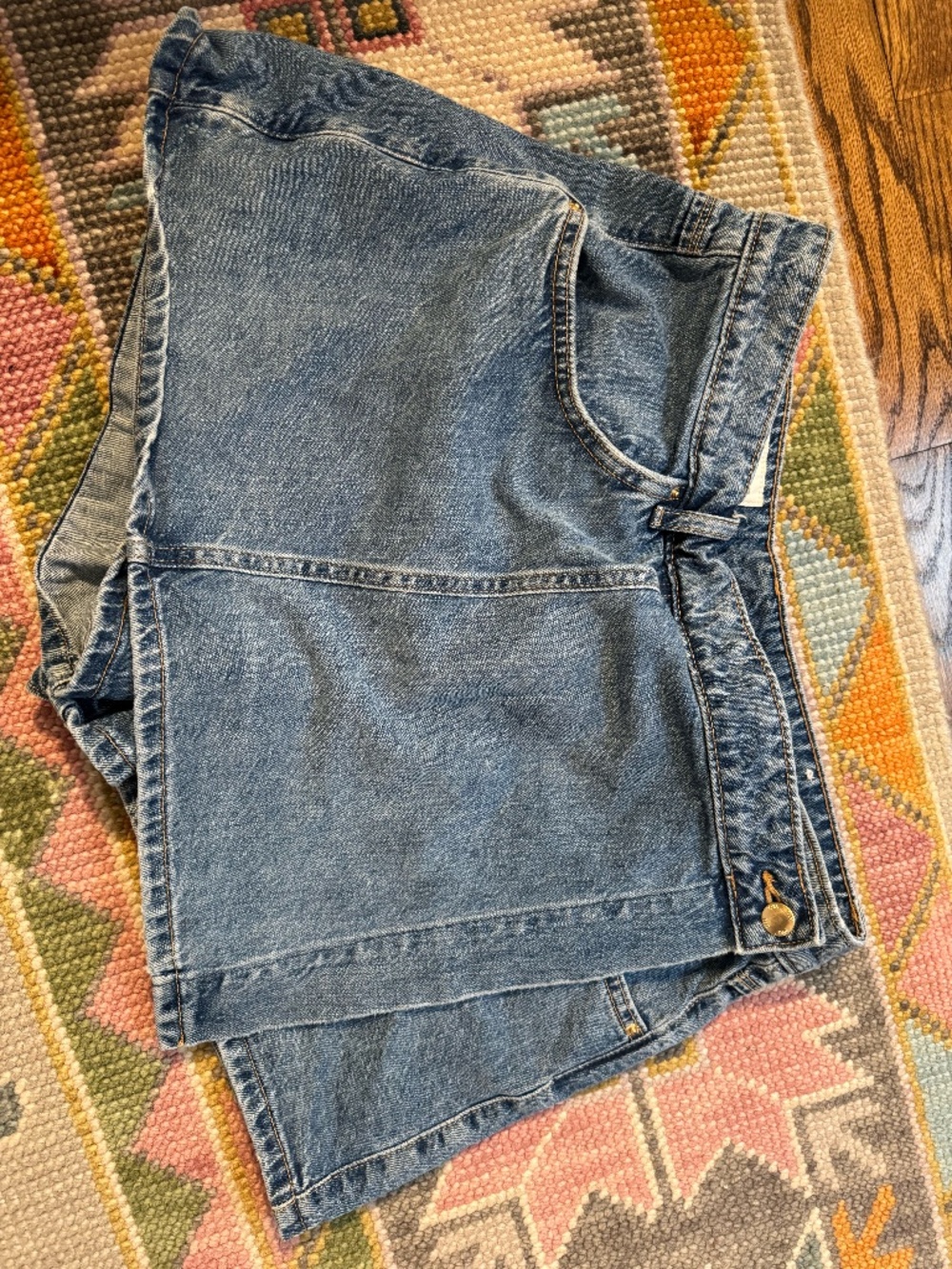 Zara Wrap Denim Skort Size L
